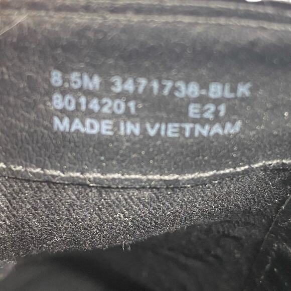 FRYE Women’s Judith Black Leather Side Zip Ankle Boot Size US 8.5 - Picture 11 of 12